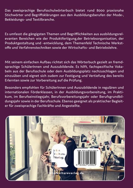 Produktbild: Berufsschulwtb Textil-, Mode- Bekleidungstechnik Pers.