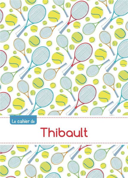 Produktbild: Cahier thibault seyes,96p,a5 tennis