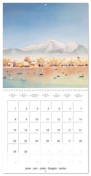 Produktbild: Winter paintings (Wall Calendar 2026 12 &times; 12 Inch) CALVENDO 12 Month Wall Calendar