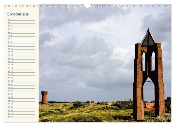 Produktbild: Urlaub auf Borkum (Wandkalender 2026 DIN A3 quer), CALVENDO Monatskalender