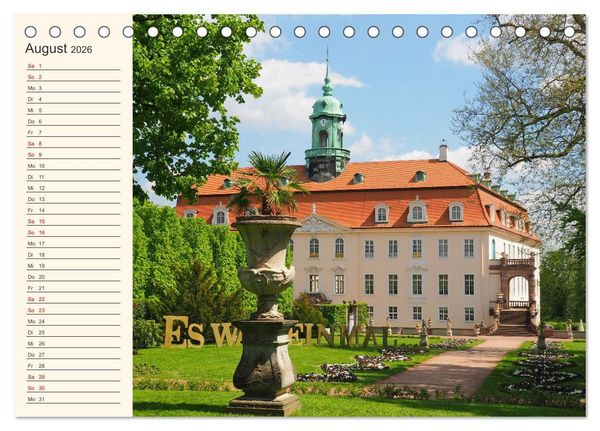 Produktbild: Vom Erzgebirge bis Neuseenland - Impressionen aus Sachsen (Tischkalender 2026 DIN A5 quer), CALVENDO Monatskalender
