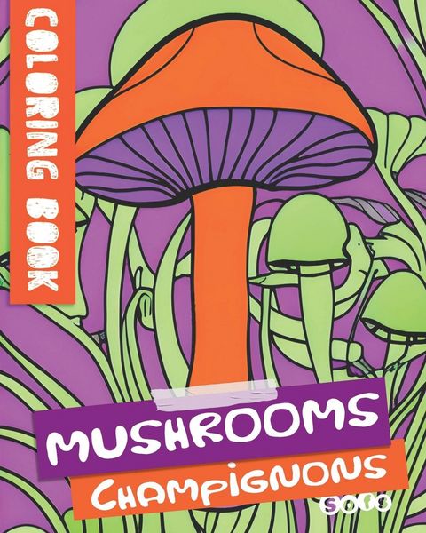 Produktbild: Easy Flow Coloring Book, Mushrooms