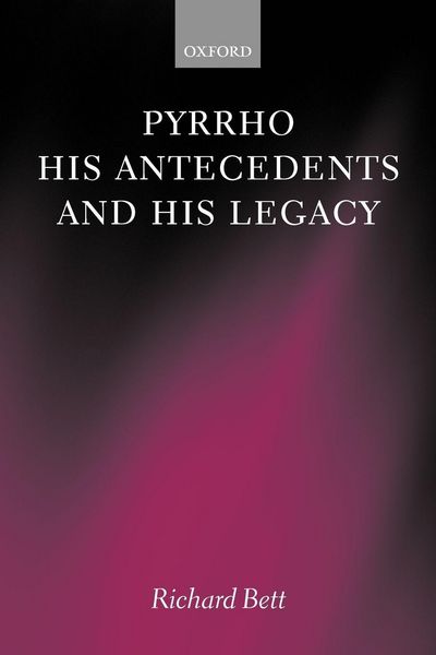 Produktbild: Pyrrho, His Antecedents, and His Legacy