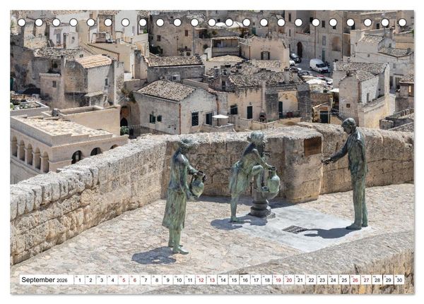 Produktbild: Matera - Die Stadt der Sassi (Tischkalender 2026 DIN A5 quer), CALVENDO Monatskalender