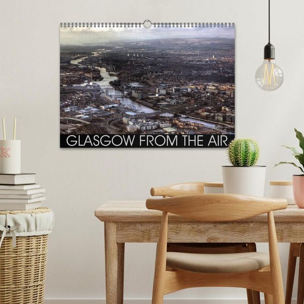 Produktbild: Glasgow from the Air (Wall Calendar 2026 DIN A3 landscape), CALVENDO 12 Month Wall Calendar