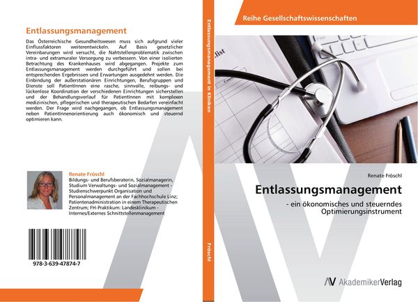 Entlassungsmanagement, Taschenbuch von Renate Fröschl, AV Akademikerverlag, 9783639478747