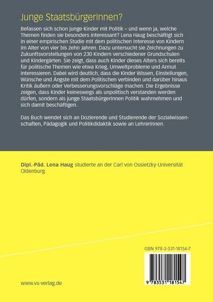 Produktbild: Junge Staatsb&uuml;rgerInnen?
