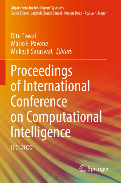 Produktbild: Proceedings of International Conference on Computational Intelligence