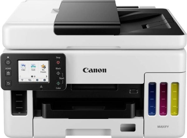 Canon MAXIFY GX6050 Multifunktionsdrucker Tintenstrahl Farbe A4 Drucker, Scanner, Kopierer ADF, Duplex, Tintentank-Syste