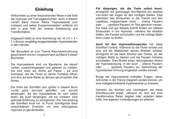 Produktbild: Hypnosetexte zum Vorlesen und selber Zusammenstellen 4
