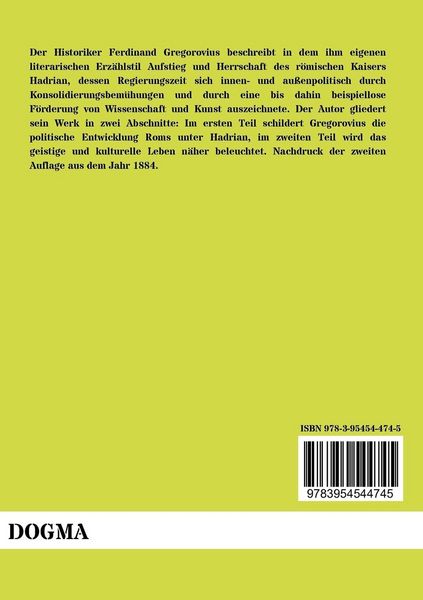 Produktbild: Der Kaiser Hadrian