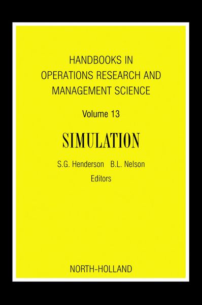 Produktbild: Handbooks in Operations Research and Management Science: Simulation