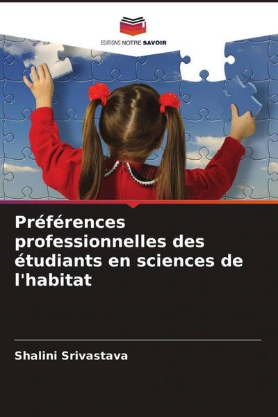 Produktbild: Pr&eacute;f&eacute;rences professionnelles des &eacute;tudiants en sciences de l'habitat