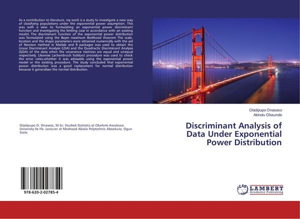 Produktbild: Discriminant Analysis of Data Under Exponential Power Distribution