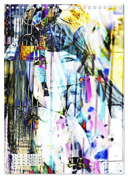 Produktbild: UrbanArt Mensch und Stadt in der Kunst (Wandkalender 2026 DIN A4 hoch), CALVENDO Monatskalender