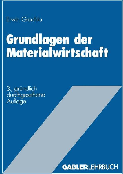 Produktbild: Grundlagen der Materialwirtschaft
