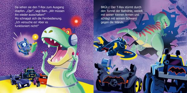 Produktbild: Maxi-Mini DC Batwheels 236: T-Rex rettet den Tag!