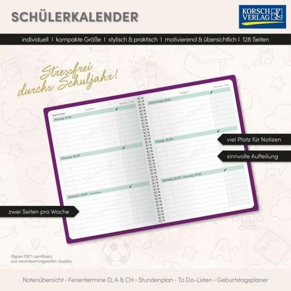 Produktbild: Sch&uuml;lerkalender Magic 2026/2027