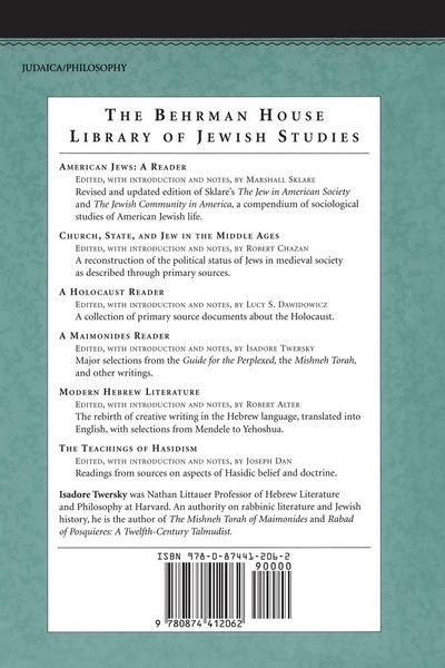 Produktbild: A Maimonides Reader