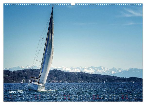 Produktbild: Impressionen vom Starnberger See (Wandkalender 2026 DIN A2 quer), CALVENDO Monatskalender