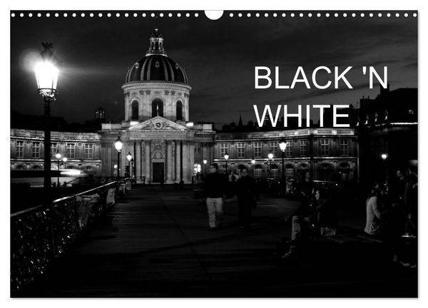 Produktbild: BLACK 'N WHITE (Wandkalender 2026 DIN A3 quer), CALVENDO Monatskalender