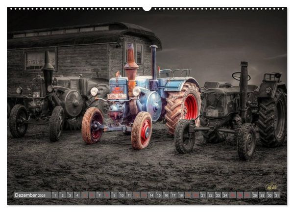 Produktbild: Traktoren - Oldtimer (hochwertiger Premium Wandkalender 2026 DIN A2 quer), Kunstdruck in Hochglanz