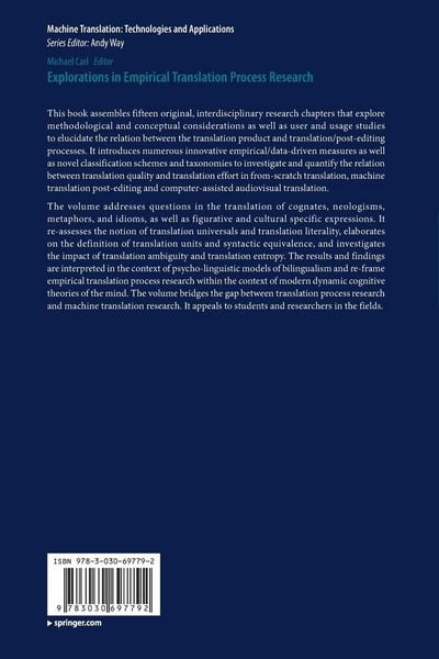Produktbild: Explorations in Empirical Translation Process Research