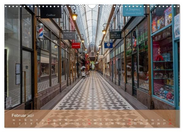 Produktbild: Verborgene Passagen von Paris (Wandkalender 2027 DIN A3 quer), CALVENDO Monatskalender