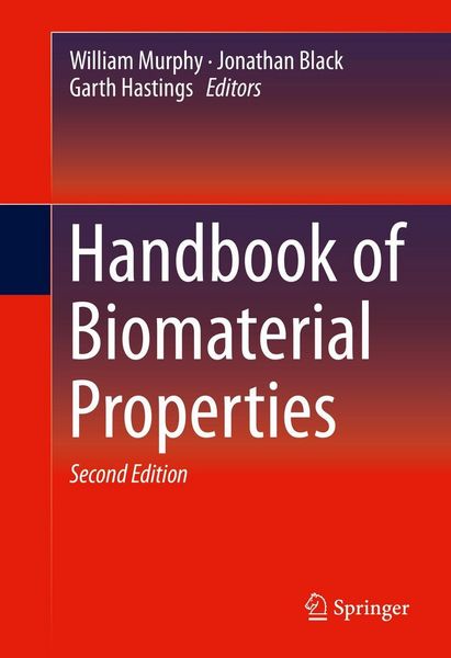 Produktbild: Handbook of Biomaterial Properties