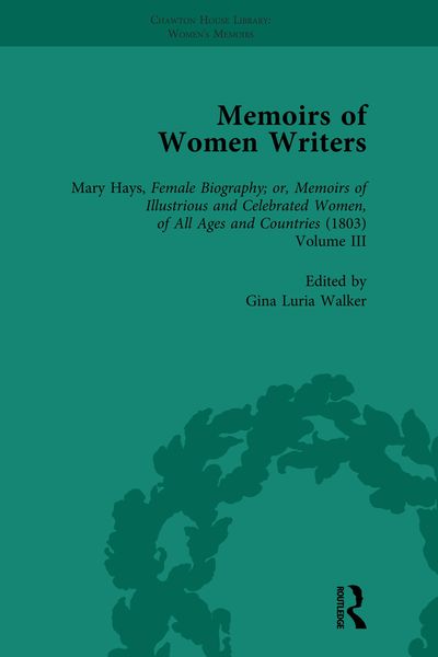 Produktbild: Memoirs of Women Writers, Part II, Volume 7
