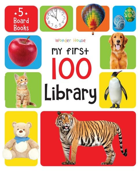 Produktbild: My First 100 Library: of 5 Early Learning Books for Kids/Children