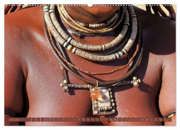 Produktbild: Himba - Der Schmuck der sch&ouml;nen Frauen (Wandkalender 2026 DIN A2 quer), CALVENDO Monatskalender