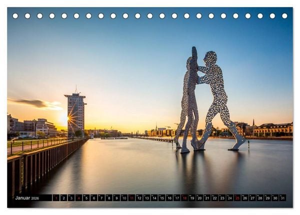 Produktbild: Berlin - Bilder einer Metropole (Tischkalender 2026 DIN A5 quer), CALVENDO Monatskalender