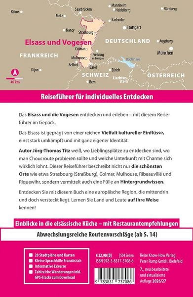 Produktbild: Reise Know-How Reisef&uuml;hrer Elsass und Vogesen