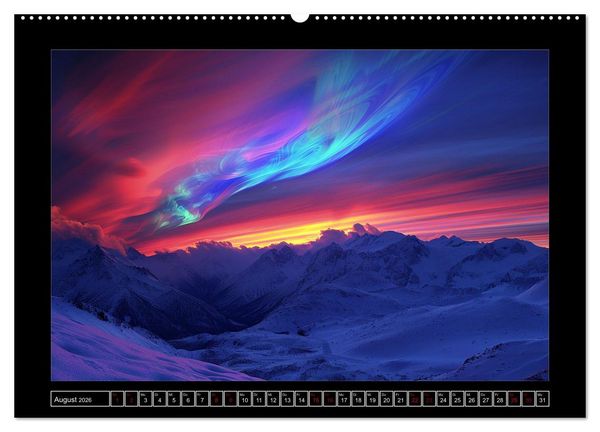Produktbild: Spektraler Zauber (Wandkalender 2026 DIN A2 quer), CALVENDO Monatskalender