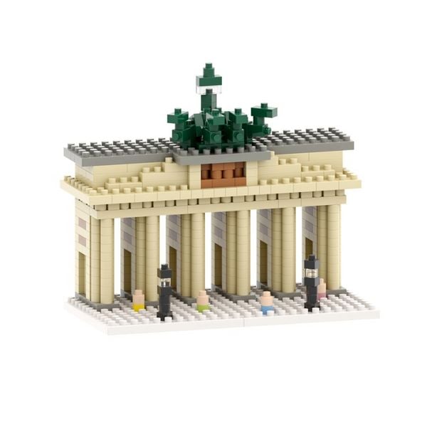 Produktbild: BRIXIES 200043 - Brandenburger Tor, 3D Konstruktionsbausatz aus Ministeinen, 570 Teile