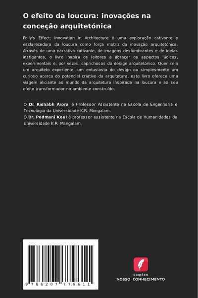 Produktbild: O efeito da loucura: inova&ccedil;&otilde;es na conce&ccedil;&atilde;o arquitet&oacute;nica
