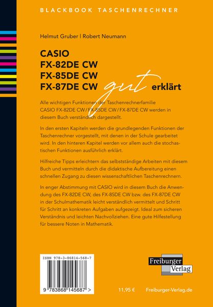 Produktbild: CASIO fx-82 / fx-85 / fx-87DE CW gut erkl&auml;rt