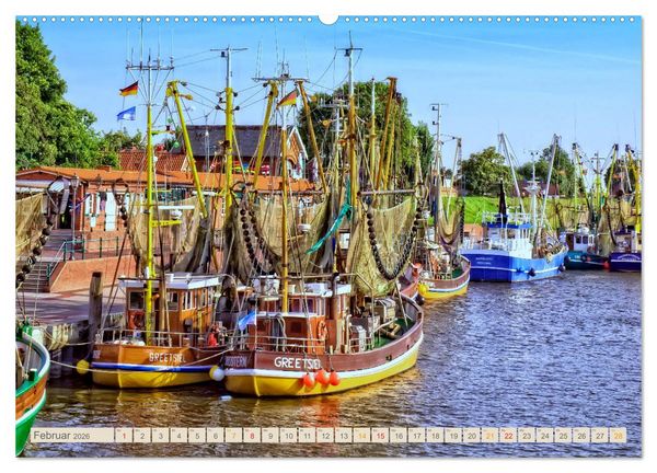 Produktbild: Reise an die Nordsee - Greetsiel (Wandkalender 2026 DIN A2 quer), CALVENDO Monatskalender