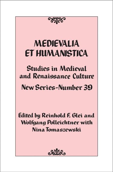 Produktbild: Medievalia et Humanistica, No. 39