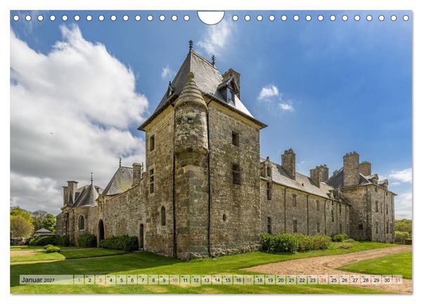 Produktbild: Bretagne - Felsenk&uuml;ste, Sandstr&auml;nde und viel zu sehen (Wandkalender 2027 DIN A4 quer), CALVENDO Monatskalender