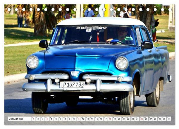 Produktbild: DODGE - Auto-Legenden der 50er Jahre (Tischkalender 2026 DIN A5 quer), CALVENDO Monatskalender