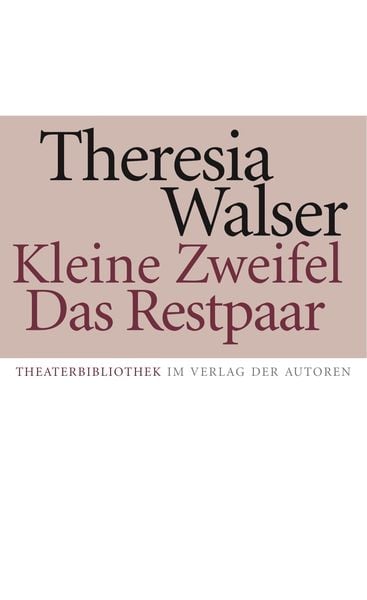 Produktbild: Kleine Zweifel / Das Restpaar