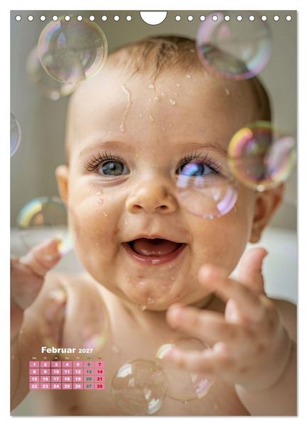 Produktbild: Gl&uuml;ckliche Babys (Wandkalender 2027 DIN A4 hoch), CALVENDO Monatskalender