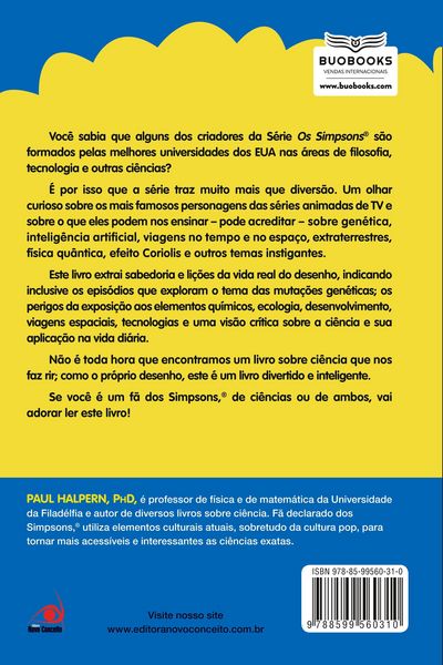 Produktbild: Os Simpsons e a Ci&ecirc;ncia