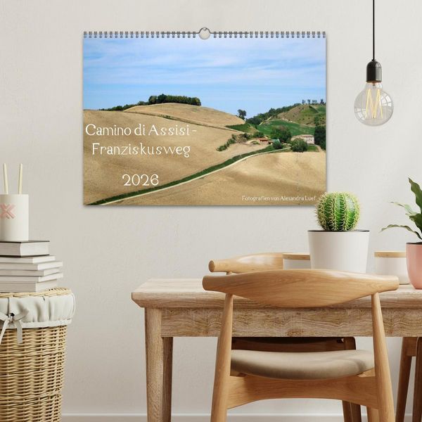 Produktbild: Camino di Assisi - Franziskusweg (Wandkalender 2026 DIN A3 quer), CALVENDO Monatskalender