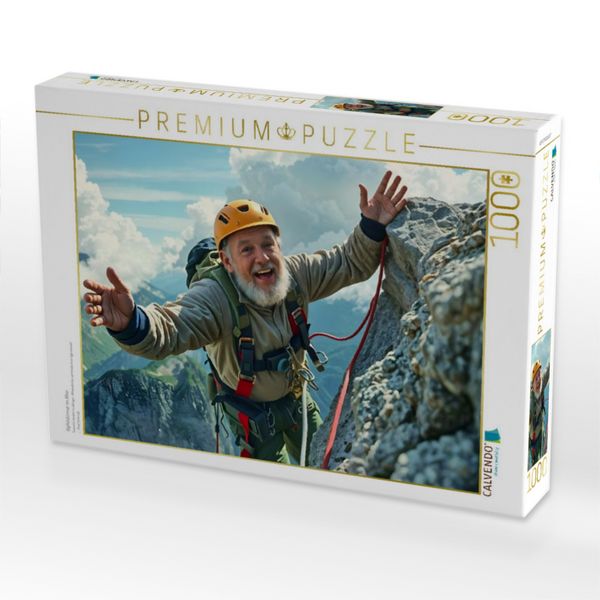 Produktbild: CALVENDO Puzzle Gipfelst&uuml;rmer im Alter | 1000 Teile Lege-Gr&ouml;&szlig;e 64x48cm Foto-Puzzle f&uuml;r gl&uuml;ckliche Stunden