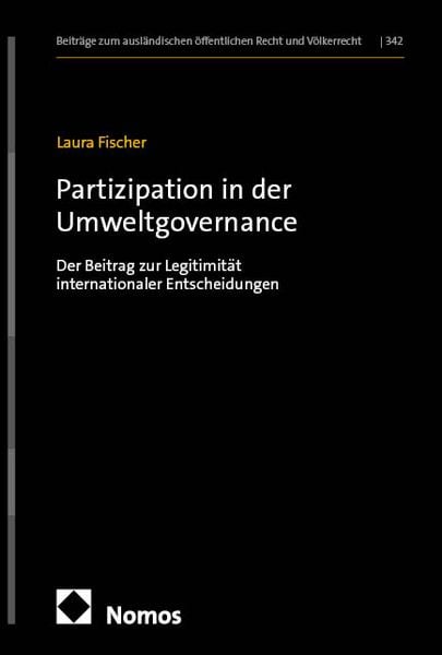 Produktbild: Partizipation in der Umweltgovernance