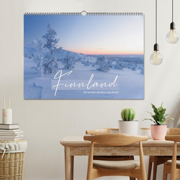 Produktbild: Finnland - Eine bezaubernde Reise in den Norden. (Wandkalender 2026 DIN A2 quer), CALVENDO Monatskalender