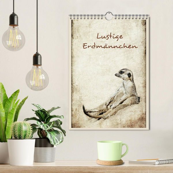 Produktbild: Lustige Erdm&auml;nnchen (Wandkalender 2026 DIN A4 hoch), CALVENDO Monatskalender